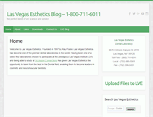 Tablet Screenshot of lasvegasesthetics.com
